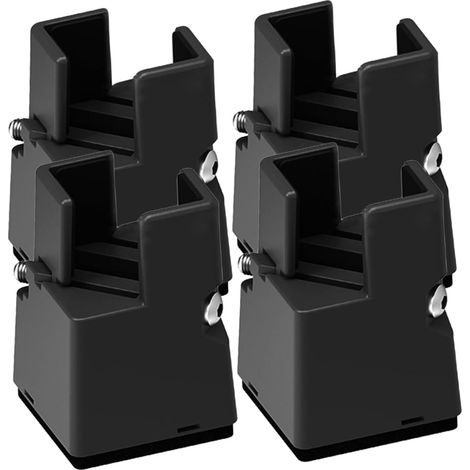 de 4 rehausseurs de lit réglables blocs antirouille pour (1/5)