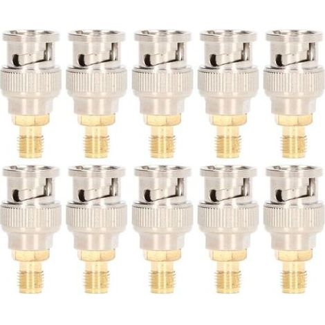 Instrumenten-Umrüstsatz, 10-teilig, HF-Koaxialadapter, SMA-Buchse auf BNC-Stecker (1/5)