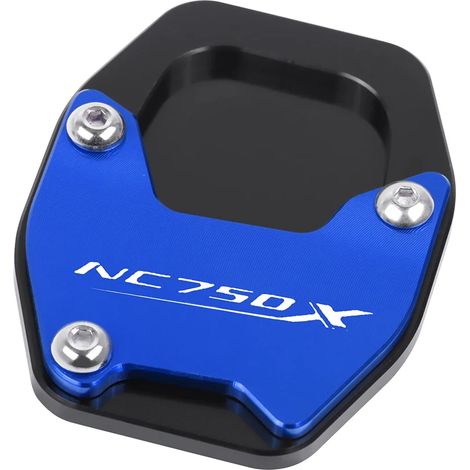 (Blue NC750x)Almohadilla de rallonge de pata de cabra CNC para motocicleta, placa de rallonge de pie laterale pour HONDA X-ADV750, XADV 750, NC750X, NC 750X, 2021, 2022, 2023 maxpower (1/3)
