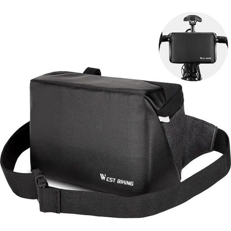 Sacoche multifonctionnelle pour guidon de vélo/sacoche avant pour scooter électrique (1/5)