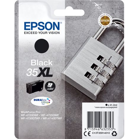 Epson Padlock C13T35914020 cartouche d'encre 1 pièce(s) Original Rendement élevé (XL) Noir (1/3)