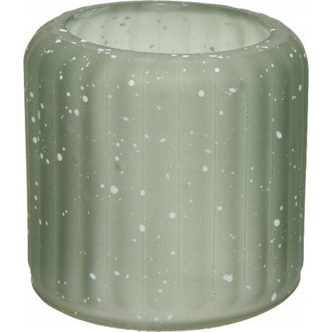 Bougeoir décoratif en verre à pois 7,5 x 8 cm 1 pc. (1/2)