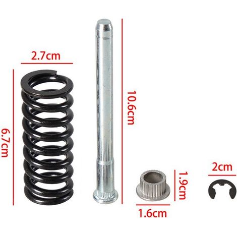 Compatible with 1994-2004 Chevy S10 & GMC S15 door hinges with springs. (1/4)