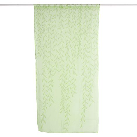 Rideau À Poche Pour Tringle - Vert - 140 X 250 Cm - Pour Chambre À Coucher Balcon Fenêtre