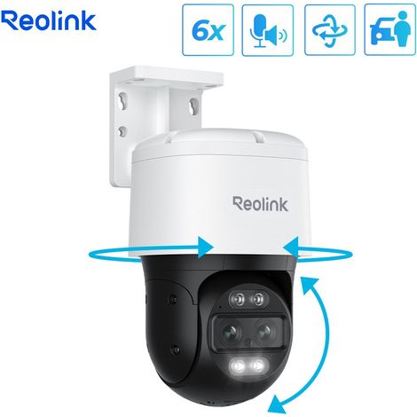 Reolink – Caméra PTZ 4K 8MP extérieure PoE – Double objectif 6x zoom – Suivi automatique – Vision nocturne couleur – Détection intelligente (1/6)