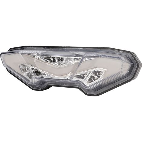 Feu arrière LED moto IP67 étanche, clignotant et feu stop de remplacement pour MT-09 FZ-09 Tracer, verre transparent (1/5)