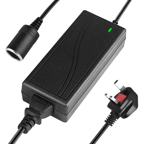 Power Supply Cigarette Lighter Socket AC to DC Adapter 100V-240V to 12V 5A Car Power Charger Converter(12V/5A NEW) (1/5)