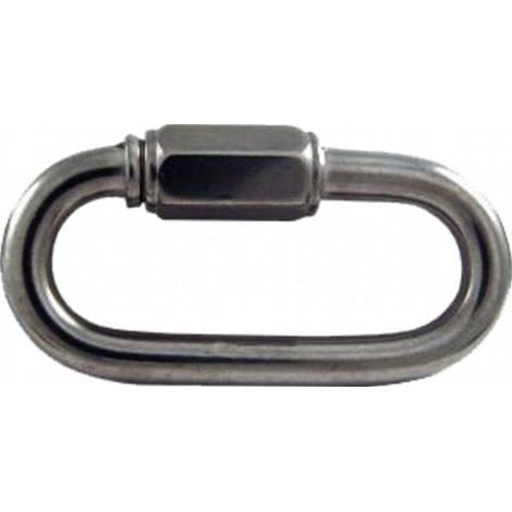 FPLUS eslabon rapido c/virola 8mm. , Diámetro 8 mm. Acero galvanizado. Con virola.