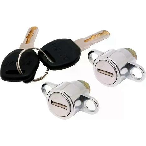 Barres de toit transversales avec verrous, serrures à clé pour barres de toit de voiture/SUV, accessoires de verrouillage à barillet métallique - JXLGV (1/5)