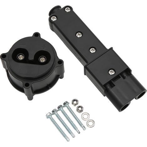 Tbest Kit de Prise de Chargeur 48V DC pour G19,48V DC Kit de Prise de Chargeur JR1‑H235A‑00 JR1‑H6181‑02‑00 Remplacement pour G19 G22 Electric Club Cars. (1/5)