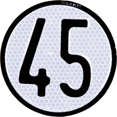 Disco de velocidad 45 km/h - 100 mm de diámetro, placas V-4 para alto rendimiento