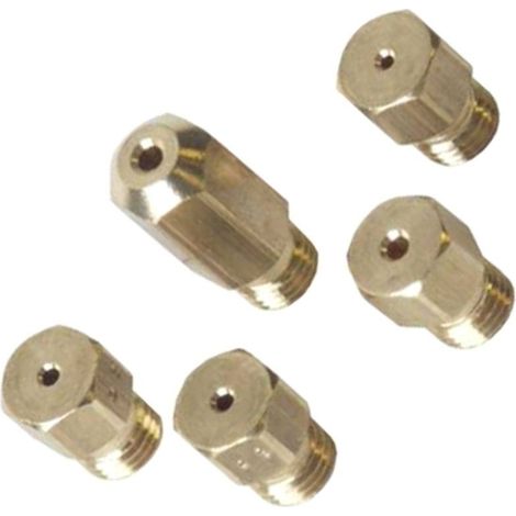 Jeu d'injecteurs gaz naturel (50272249009) Four, cuisinière 293573 ARTHUR MARTIN ELECTROLUX, FAURE, ELECTROLUX, ZANUSSI, AEG, AR
