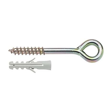 TASSELLO ACCIAIO/NYLON PONTEGGI E/PN ELEMATIC - OCCHIOLO ZINCATO MM 50 + E/PN 14X140- 15 pezzi