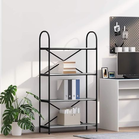 Bücherregal Graues Sonoma 80 x 30 x 146 cm Holzwerkstoff (1/5)