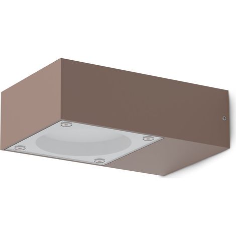 Ideal Lux Lampada da parete SIRIO 1 luce GX53 IP65 coffee metallo vetro