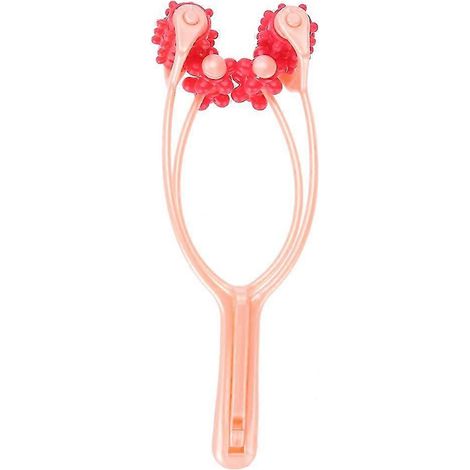 Appareil de massage facial manuel portable à 4 rouleaux pour le visage et le corps : modelage, lifting et amincissement. (1/4)