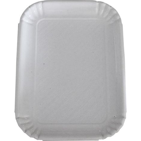 MAURY'S VASSOIO BIANCO RETTANGOLARE IN CONFEZIONE DA 2 PEZZI 22 X 30 CM