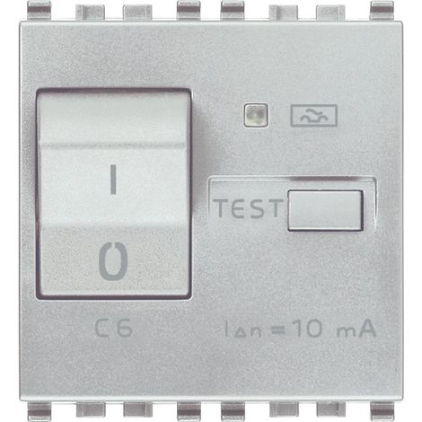 VIMAR - 20411.06.N Commutateur MTDiff. 1P+N C6 10mA Suivant