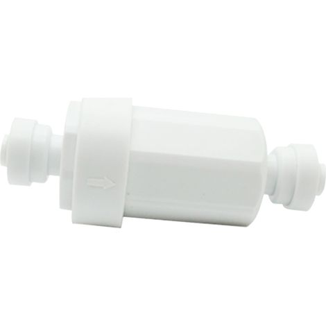 1/4"-Schnellanschluss-Sprühfilter für die Gartenbewässerung, Niederdruck-Schlauch-Sprüh-Mikrofilter, herausnehmbarer Edelstahl-Siebfilter