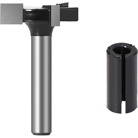 Fraise en T à 3 dents 625 noire (avec mandrin 12 tours à 6 dents), diamètre de la tête sphérique : 25,4 mm (1/5)