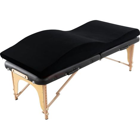 Surmatelas de Massage Wave - Ergonomique - 180 x 60 cm - avec Mousse Haute densité - pour Chaise Longue cosmétique, Massage Spa et Salon de beauté (Matelas Uniquement) (1/5)