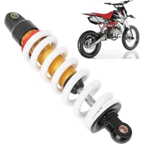 Amortisseur moto, suspension réglable 280mm pour pit bike 50cc-150cc, quad, go-kart, scooter (1/5)