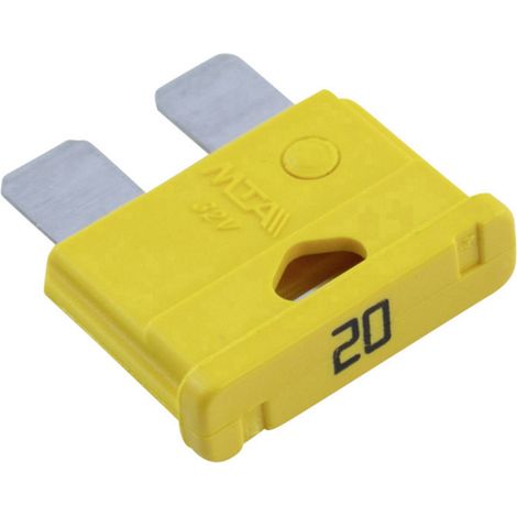 Fusible plat standard 20 A MTA Automotive 340031 jaune 1 pc(s)