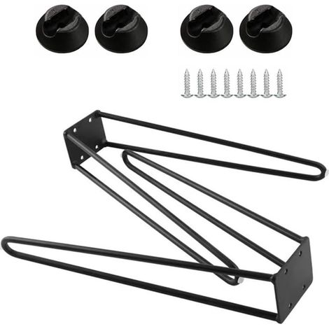 Skateboardbeine aus Metall Möbelbeine mit Gummifüßen 41 cm