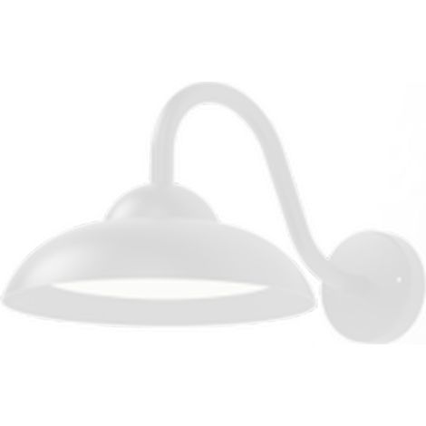Außenwandlampe Aluminium LED IP54 B: 25 cm Weiß 3000 K warmweißes Licht 640 lm Modern
