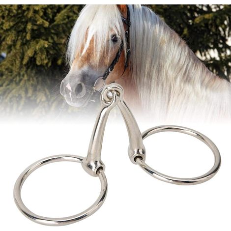 Horseshoe Ring Bit, Hollow Jointed Bit for Equestrian Supplies (1/5)