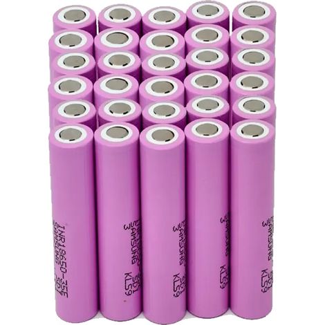 Batería de iones de litio, capacidad de 3500 mAh, tasa de descarga de 20 A, 30 unidades. (1/2)