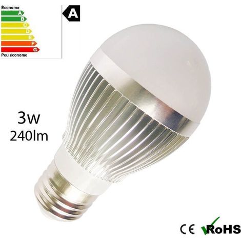 Neutrale LED 3w E27 weiß Birne  2