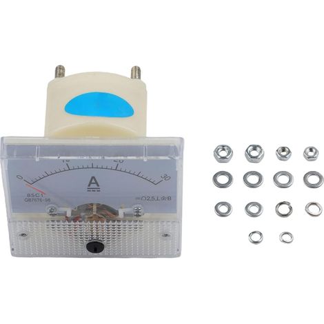1 Compteur analogique 85C1, Ampèremètre, Voltmètre, DC 0-30V, Panneau automobile (1/5)