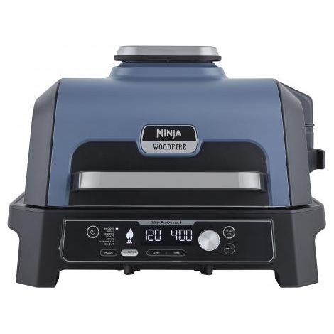 Ninja OG901EU Woodfire Pro Connect XL Barbecue Elettrico 7 in 1 Griglia Affumicatore Friggitrice ad Aria 1700W App Wi-Fi IPX4 colore Nero (1/10)