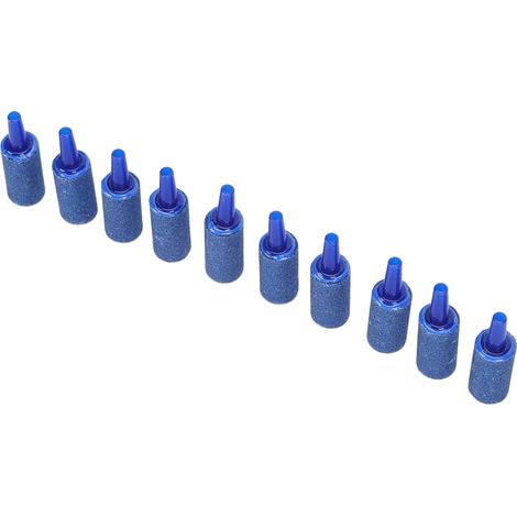 Pierre à air cylindrique pour aquarium, diffuseur d'oxygène, accessoire pour aquarium, 25 x 12 mm / 1 x 0,5 po (1/5)