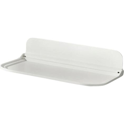 Etagère Murale Pliable - Support de Rangement en PP - Pour Salle de Bain Cuisine Entrée Chambre - 18 x 11 x 1 cm - 1 Pièce (1/5)