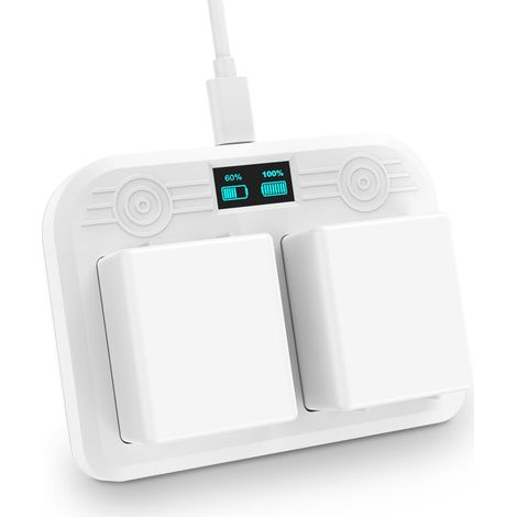 Station de charge double avec écran LED, compatible avec les caméras Arlo Ultra 4K et Arlo Pro 3. (1/3)