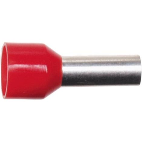 100 tetes de cable 10mm2 Rouge