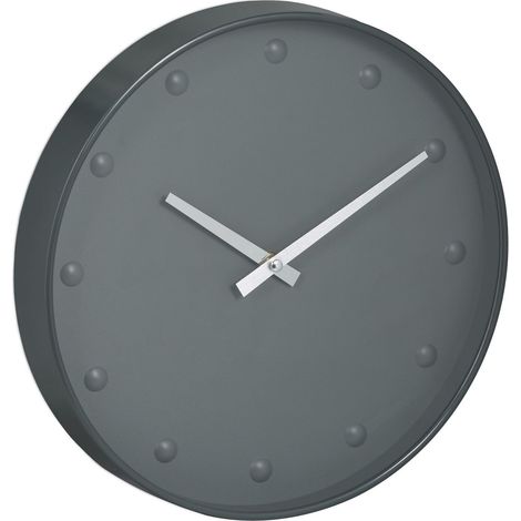 Graue wanduhr 883125