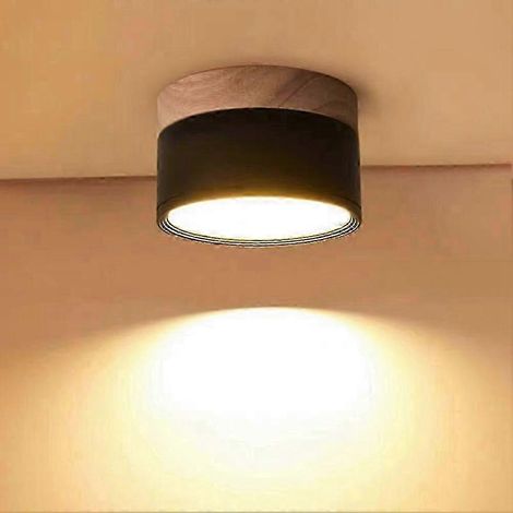 Spot LED encastrable pour plafond, style nordique, pour intérieur (entrée, salon), coloris blanc/blanc (1/5)