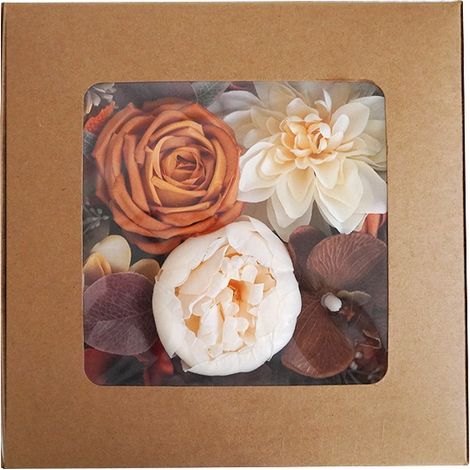 Fleur artificielle-Soie artificielle-Décoration DIY-Modèle H104-Boîte cadeau (1/4)