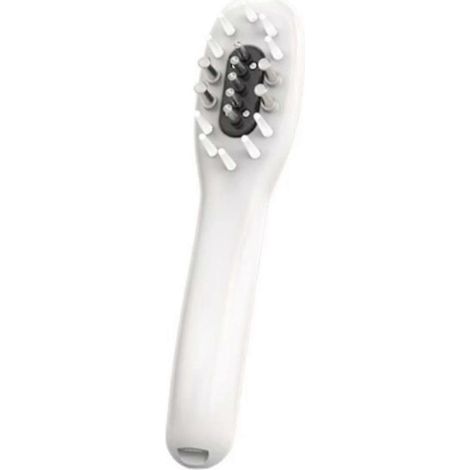 Peigne de massage électrique vibrant avec luminothérapie LED bleue et rouge, brosse de massage du cuir chevelu favorisant (1/4)