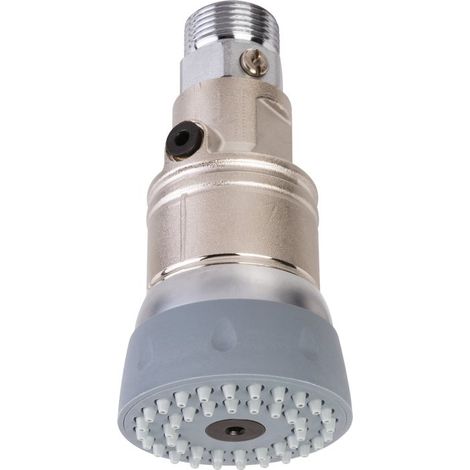 Presto – Pomme de douche ronde fixe 10L/min – Débit optimal pour douche agréable – Poids léger 0.55kg – Garantie 1 an - DL300S