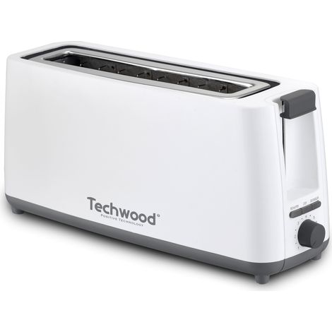 Techwood TGP-402 Grille Pain Jumbo Coloris Blanc (1/4)