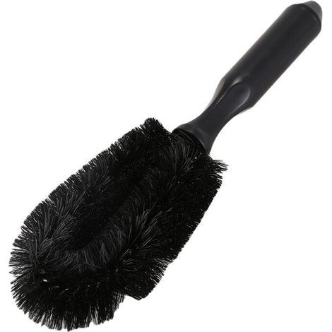 Convient pour 2 outils de nettoyage de roues de voiture/camion noirs, brosse de 10,6 pouces de long. (1/4)