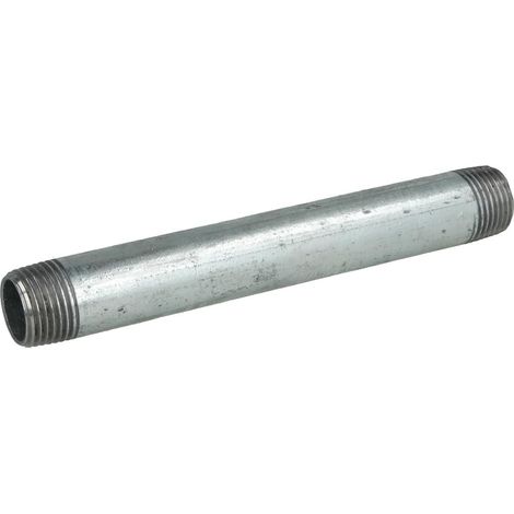 Nipple double galvanisé 1/2'' x 150 mm