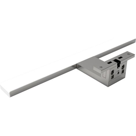 Applique led pour miroir - Lumen : 417 lm - Alimentation : 220 V - Décor : Chromé - Indice de protection : IP 44 - Longueur : 300 mm - Matériau : ABS - Nombre de LED : 60  - VOKIL (1/2)