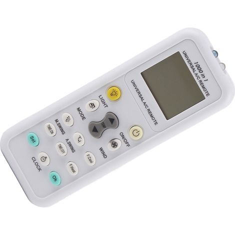 Télécommande universelle de climatiseur avec écran LCD, réglage en un clic, contrôleur compatible (1/5)