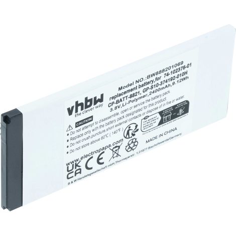 vhbw Akku kompatibel mit Cisco 8821, CP-8821-EX-K9-BUN, CP-8821-K9-BUN, 8821 Wireless IP Phone Handy Smartphone Telefon (2400 mAh, 3,8 V, Li-Polymer) (1/5)