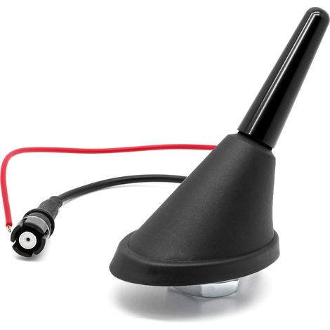 Kit d'antenne de toit pour voiture – Courte (3 cm) – Base incluse – Base avec amplificateur de signal 16 V intégré (1/5)